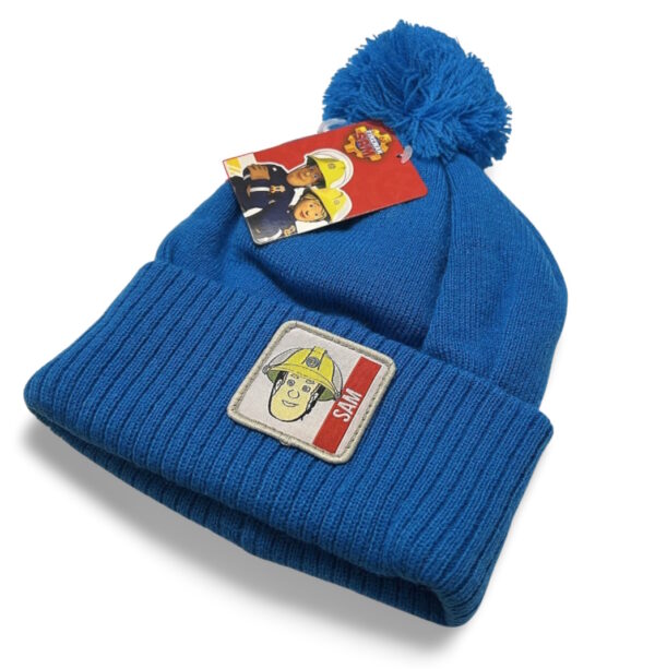 fireman Sam Beanie Hat Knit