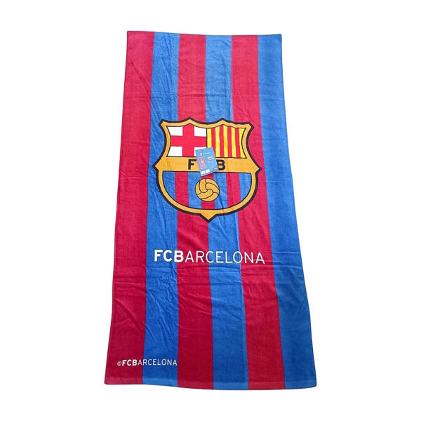 FC Barcelona beach towel bath