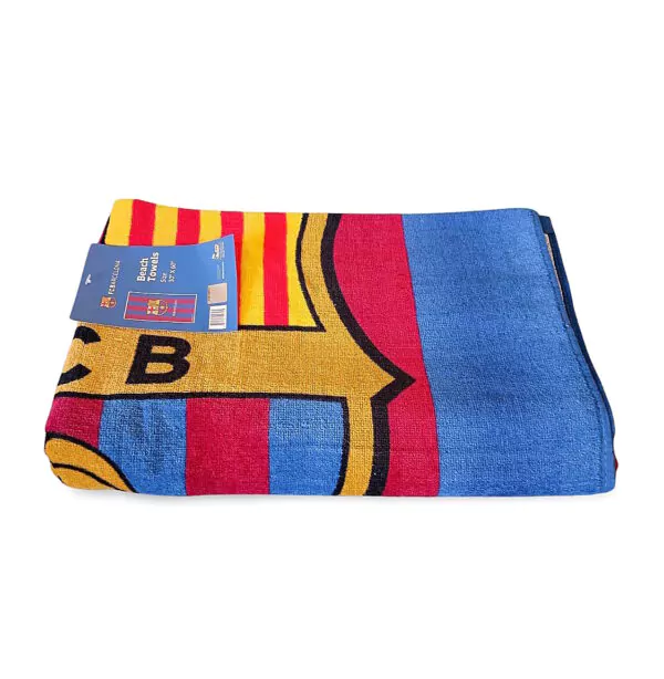 FC Barcelona Beach Bath Towel Stripes - Image 2