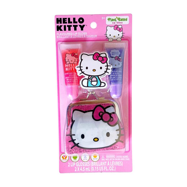 Hello kitty lip gloss purse makeup