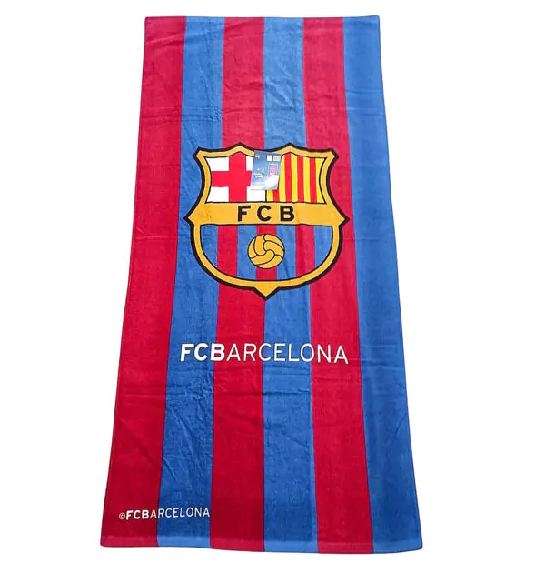 FC Barcelona Beach Bath Towel Stripes - Image 4