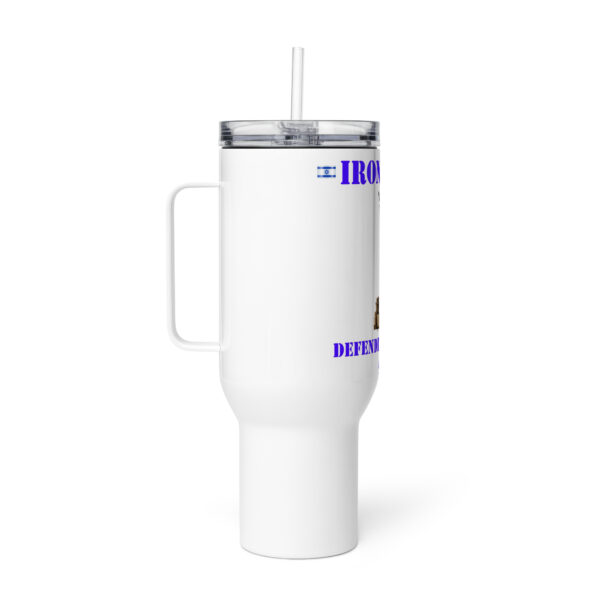 Iron Dome Travel Mug Coffee Cup Israel Missile Defense Military IDF Handle - Image 6