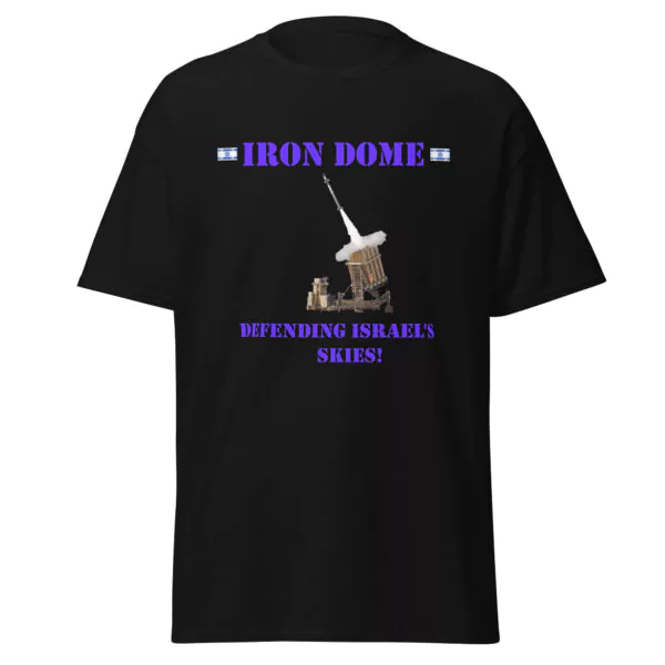 " Iron dome - defending Israel's skies" T - Shirt Tee IDF Army Military - Image 10