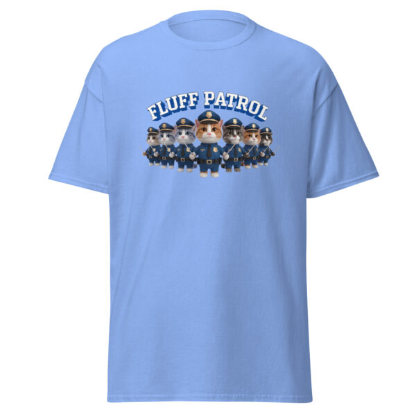 "Fluff patrol" Funny Cat T - Shirt Tee Police Unisex Cotton - Image 16