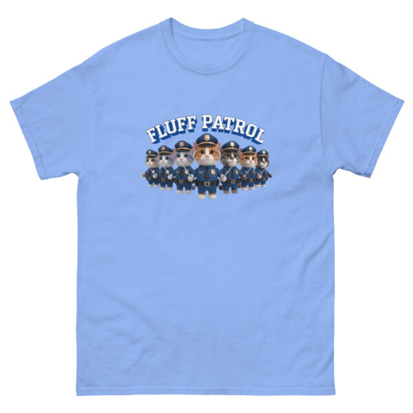 "Fluff patrol" Funny Cat T - Shirt Tee Police Unisex Cotton - Image 34