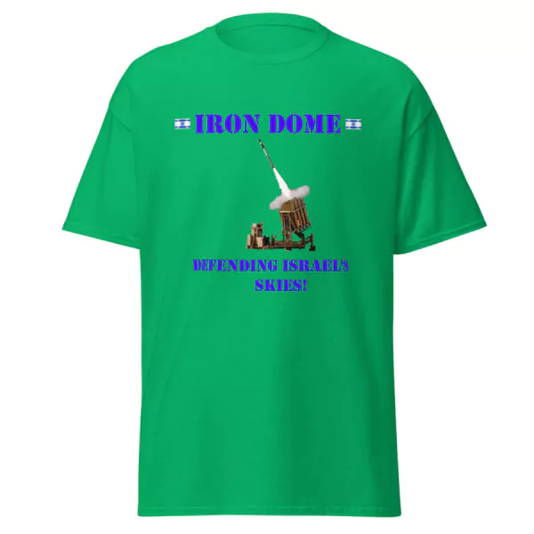 " Iron dome - defending Israel's skies" T - Shirt Tee IDF Army Military - Image 17