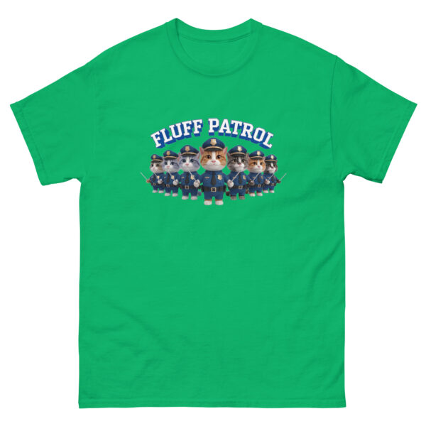 "Fluff patrol" Funny Cat T - Shirt Tee Police Unisex Cotton - Image 30