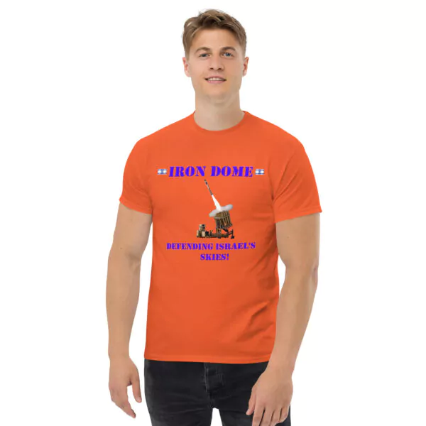 " Iron dome - defending Israel's skies" T - Shirt Tee IDF Army Military - Image 12
