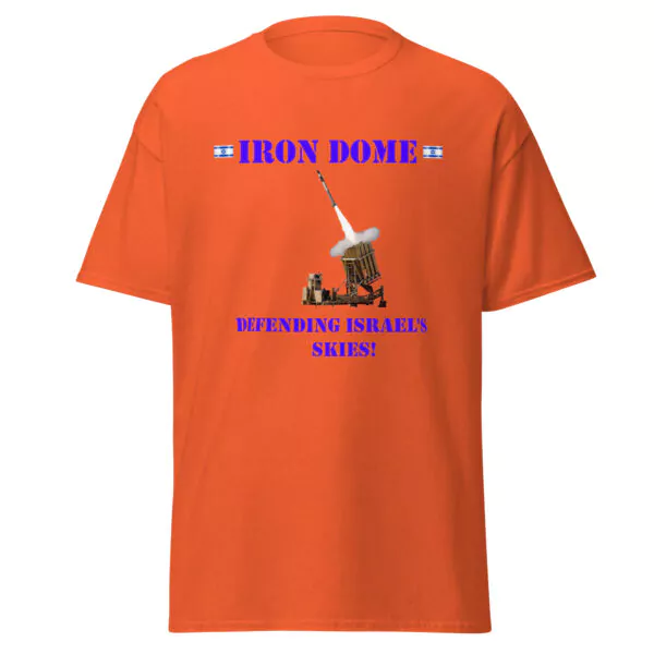 " Iron dome - defending Israel's skies" T - Shirt Tee IDF Army Military - Image 13
