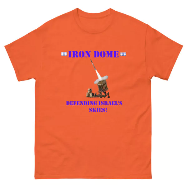 " Iron dome - defending Israel's skies" T - Shirt Tee IDF Army Military - Image 14