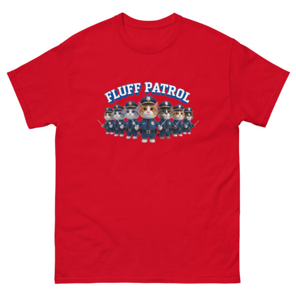 "Fluff patrol" Funny Cat T - Shirt Tee Police Unisex Cotton - Image 28