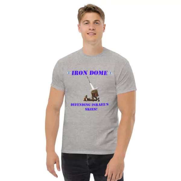 " Iron dome - defending Israel's skies" T - Shirt Tee IDF Army Military - Image 27