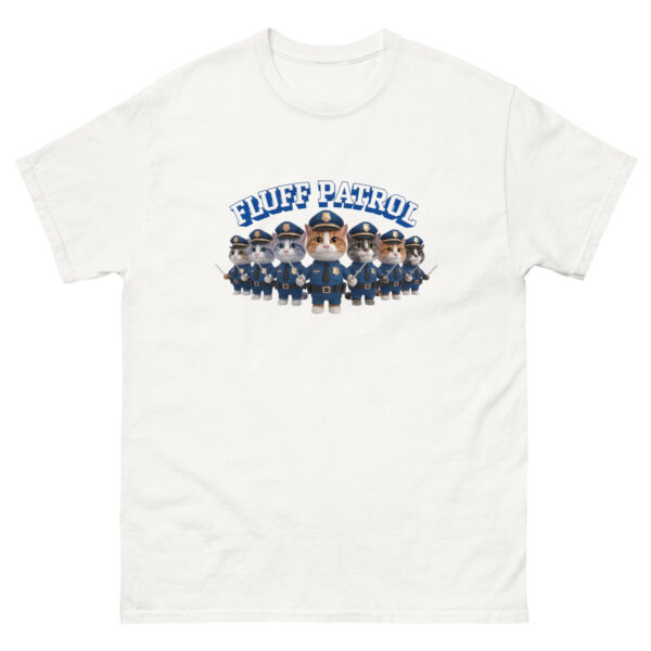 "Fluff patrol" Funny Cat T - Shirt Tee Police Unisex Cotton - Image 38