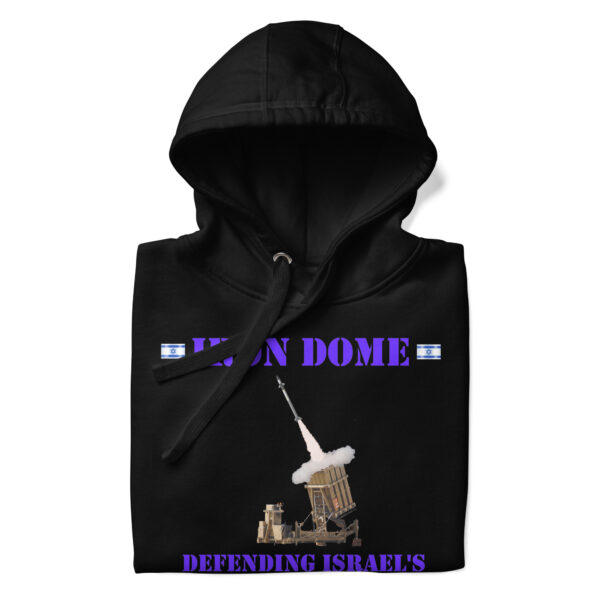 "Iron Dome" Hoodie Sweater Hooded Israel IDF army Military Unisex - Image 11