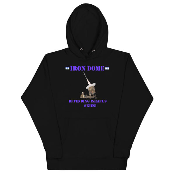 "Iron Dome" Hoodie Sweater Hooded Israel IDF army Military Unisex - Image 9