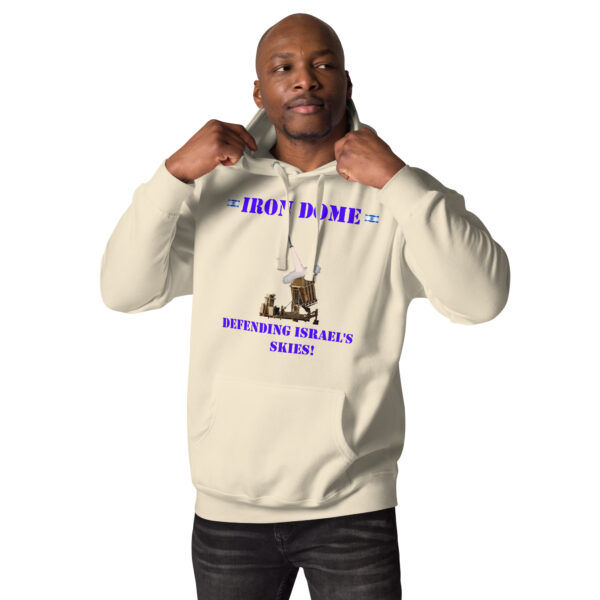 "Iron Dome" Hoodie Sweater Hooded Israel IDF army Military Unisex - Image 2