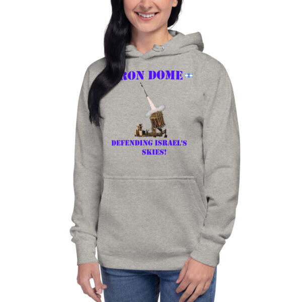 "Iron Dome" Hoodie Sweater Hooded Israel IDF army Military Unisex - Image 25