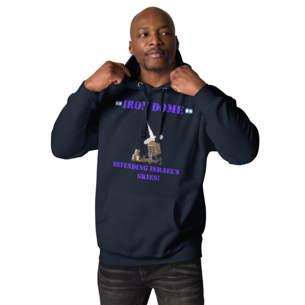 "Iron Dome" Hoodie Sweater Hooded Israel IDF army Military Unisex - Image 12