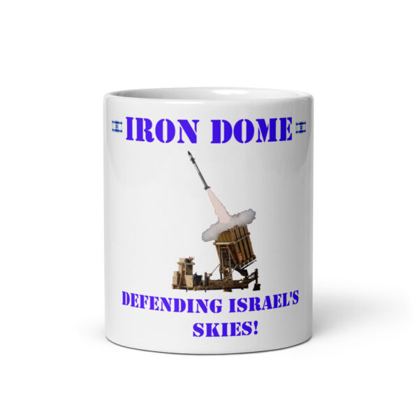 "Iron Dome" Coffee Mug Cup Israel MIssile Defense IDF Handle