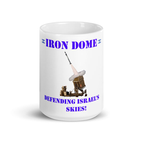 "Iron Dome" Coffee Mug Cup Israel MIssile Defense IDF Handle - Image 6