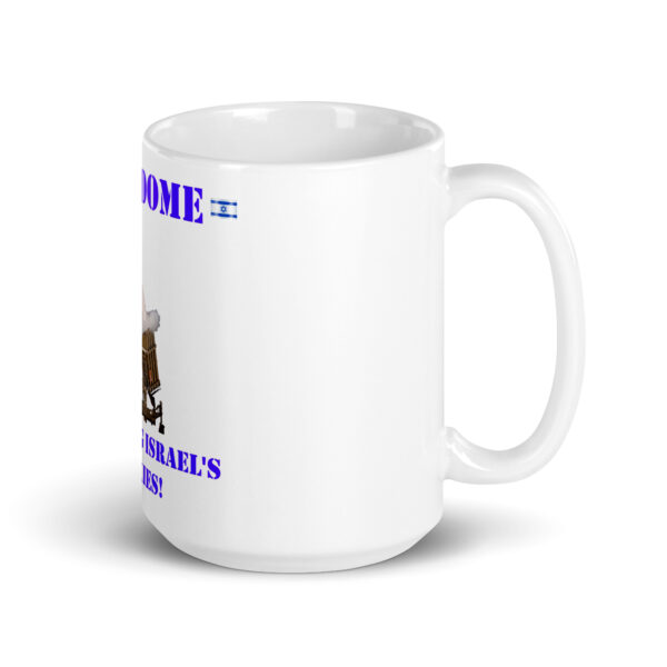 "Iron Dome" Coffee Mug Cup Israel MIssile Defense IDF Handle - Image 4