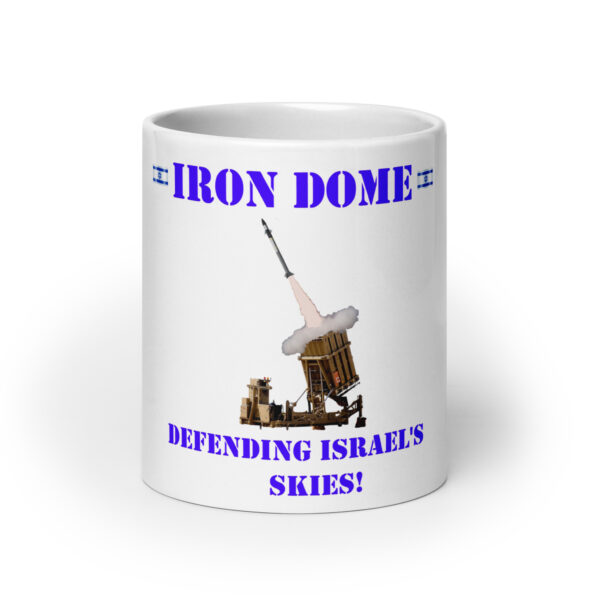 "Iron Dome" Coffee Mug Cup Israel MIssile Defense IDF Handle - Image 9