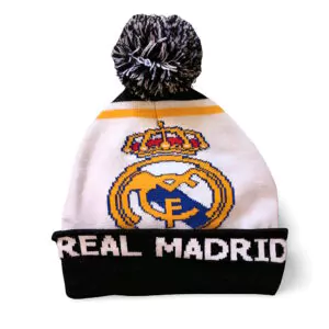 Real Madrid Beanie Cap Knit Hat Winter Pompom