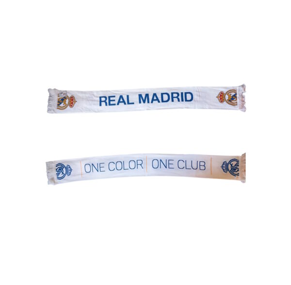 Real Madrid Scarf White & Blue "One Color, One Club" - Image 7